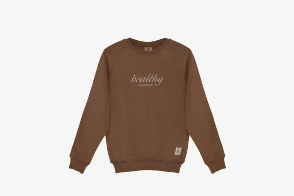 Bluza unisex, brązowa